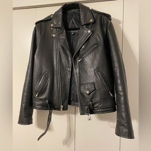 Vintage Black Leather Jacket